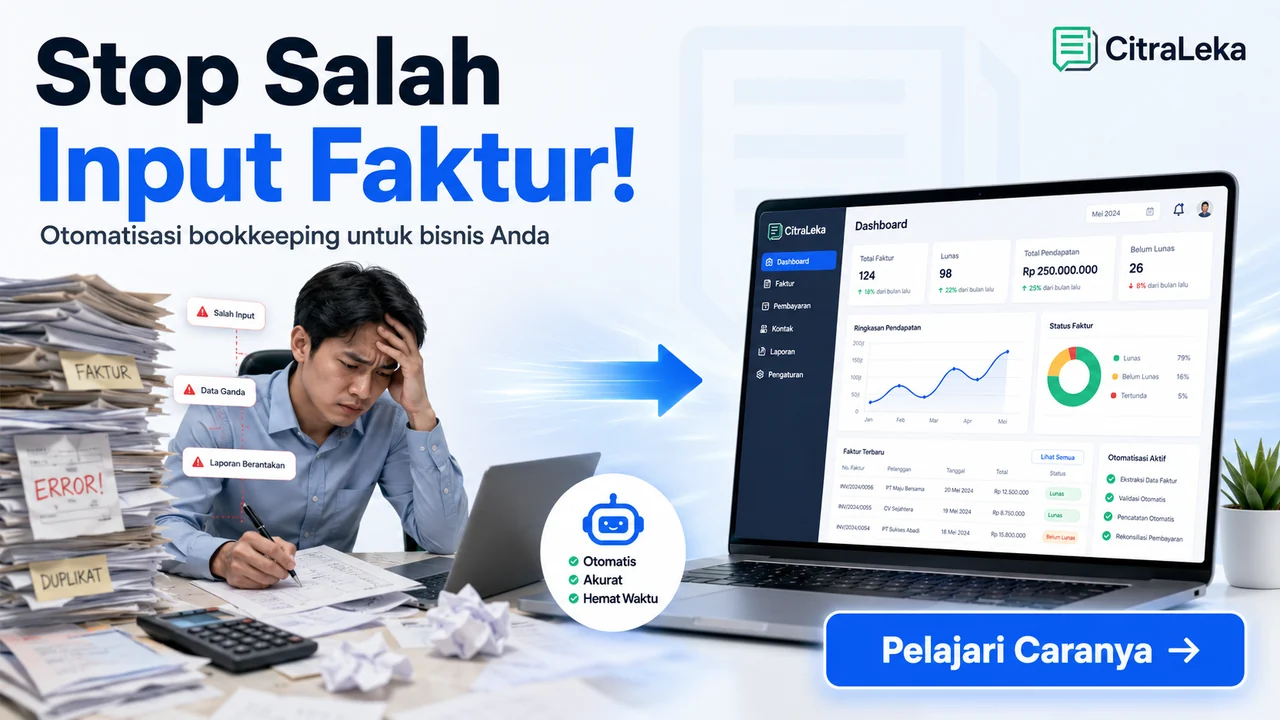 7 Cara Mengurangi Kesalahan Input Faktur Manual yang Sering Terjadi