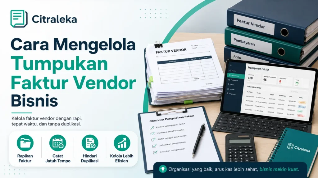 Cara Mengelola Tumpukan Faktur Vendor Bisnis