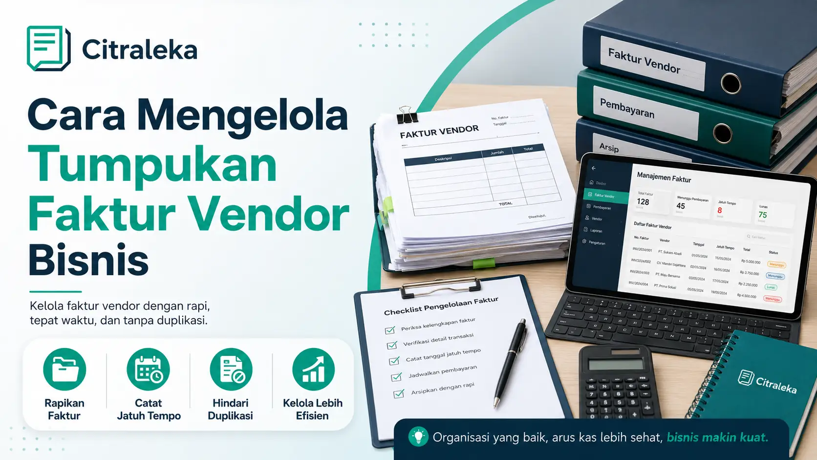 Cara Mengelola Tumpukan Faktur Vendor Bisnis